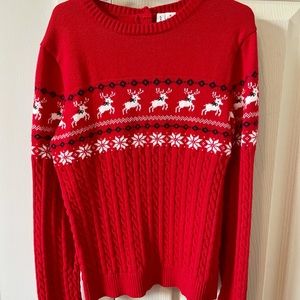 Janie & Jack reindeer Christmas sweater